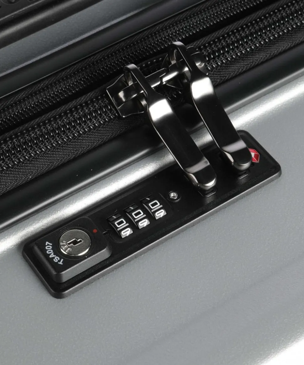 JH001A 4-Rollen Trolley silber 76 cm