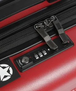 JH002B 4-Rollen Trolley rot 55 cm