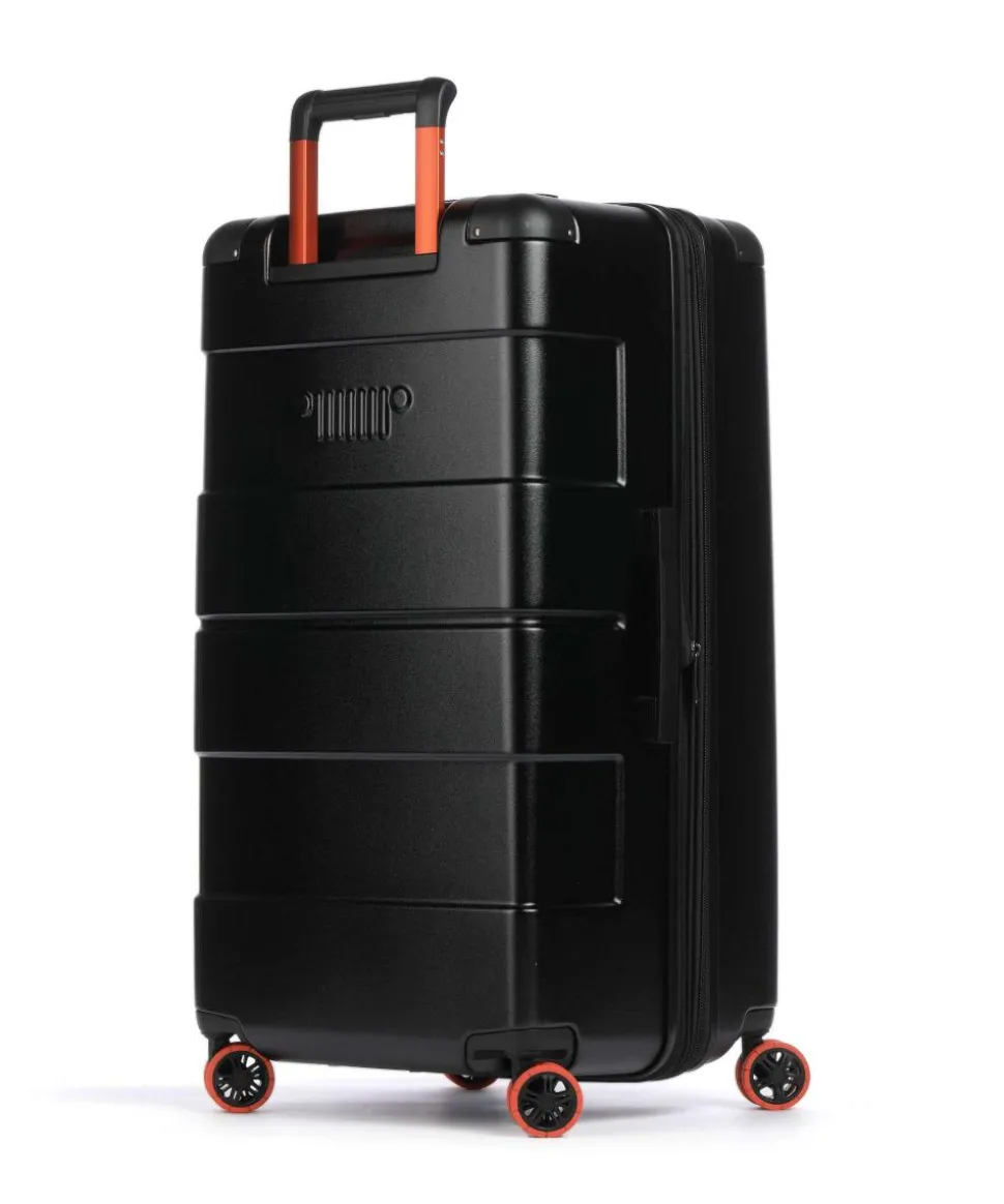 JH002B 4-Rollen Trolley schwarz 80 cm