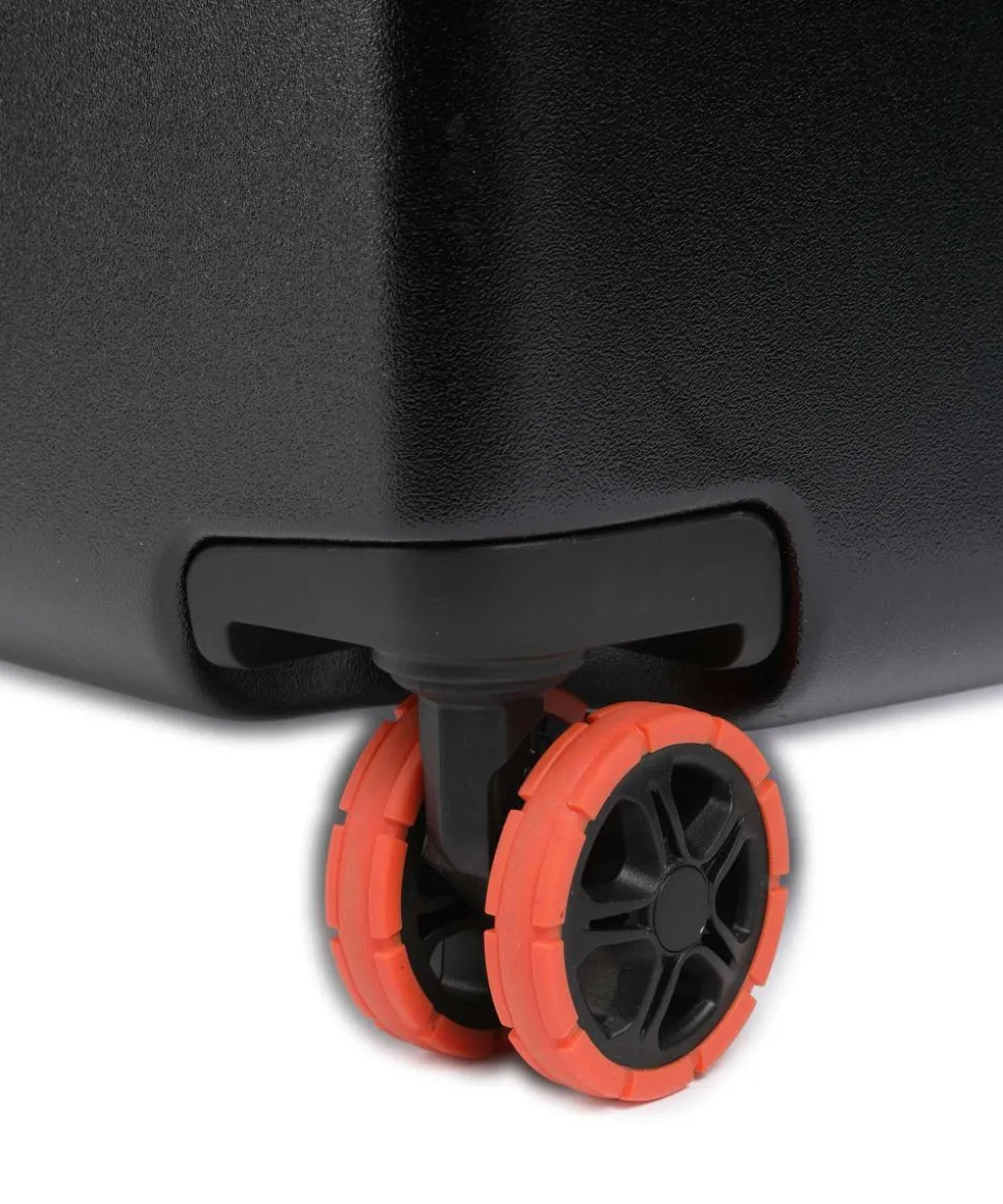 JH002B 4-Rollen Trolley schwarz 80 cm