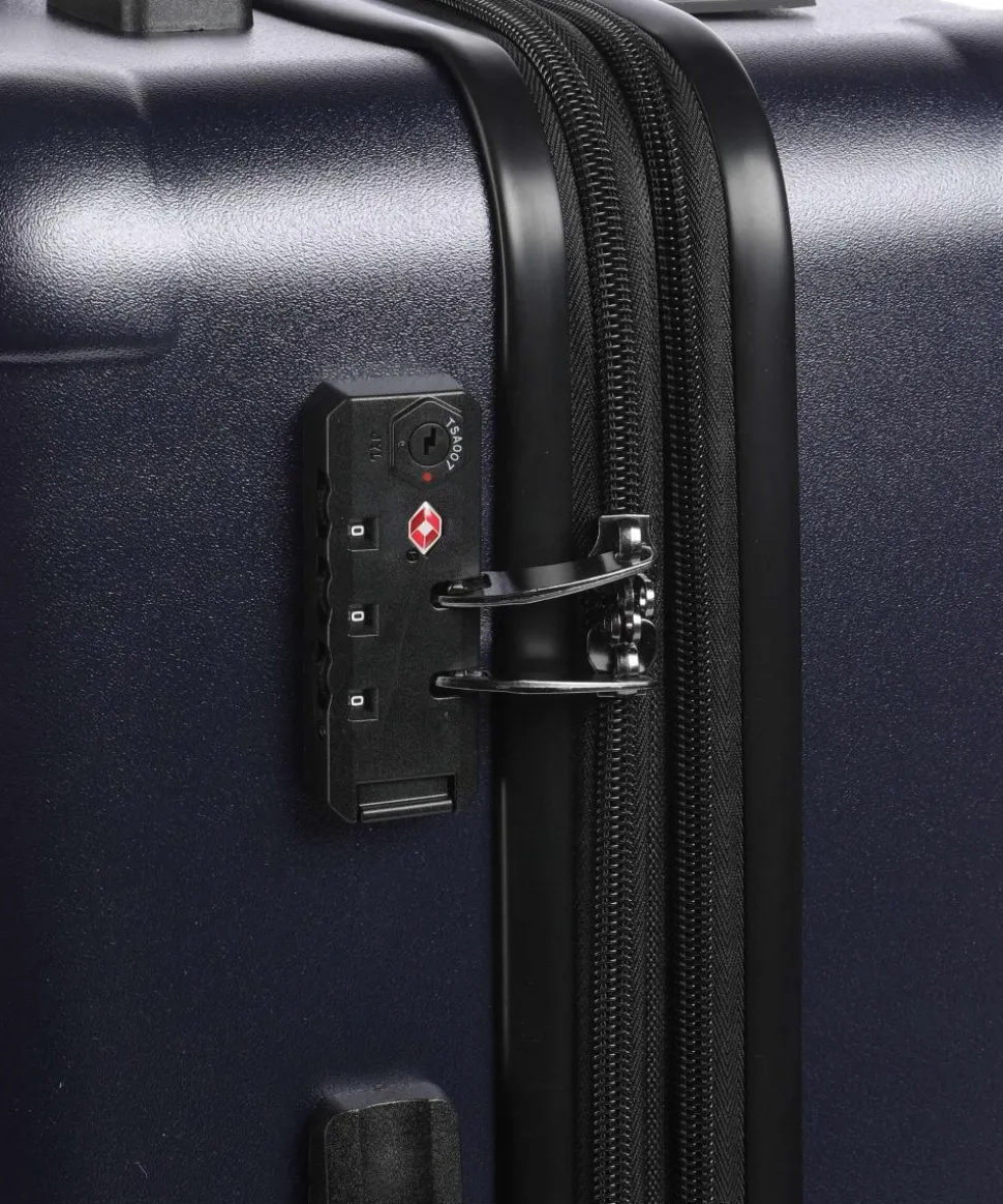 JH004C 4-Rollen Trolley dunkelblau 68 cm