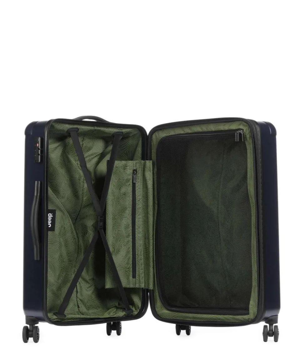 JH004C 4-Rollen Trolley dunkelblau 68 cm