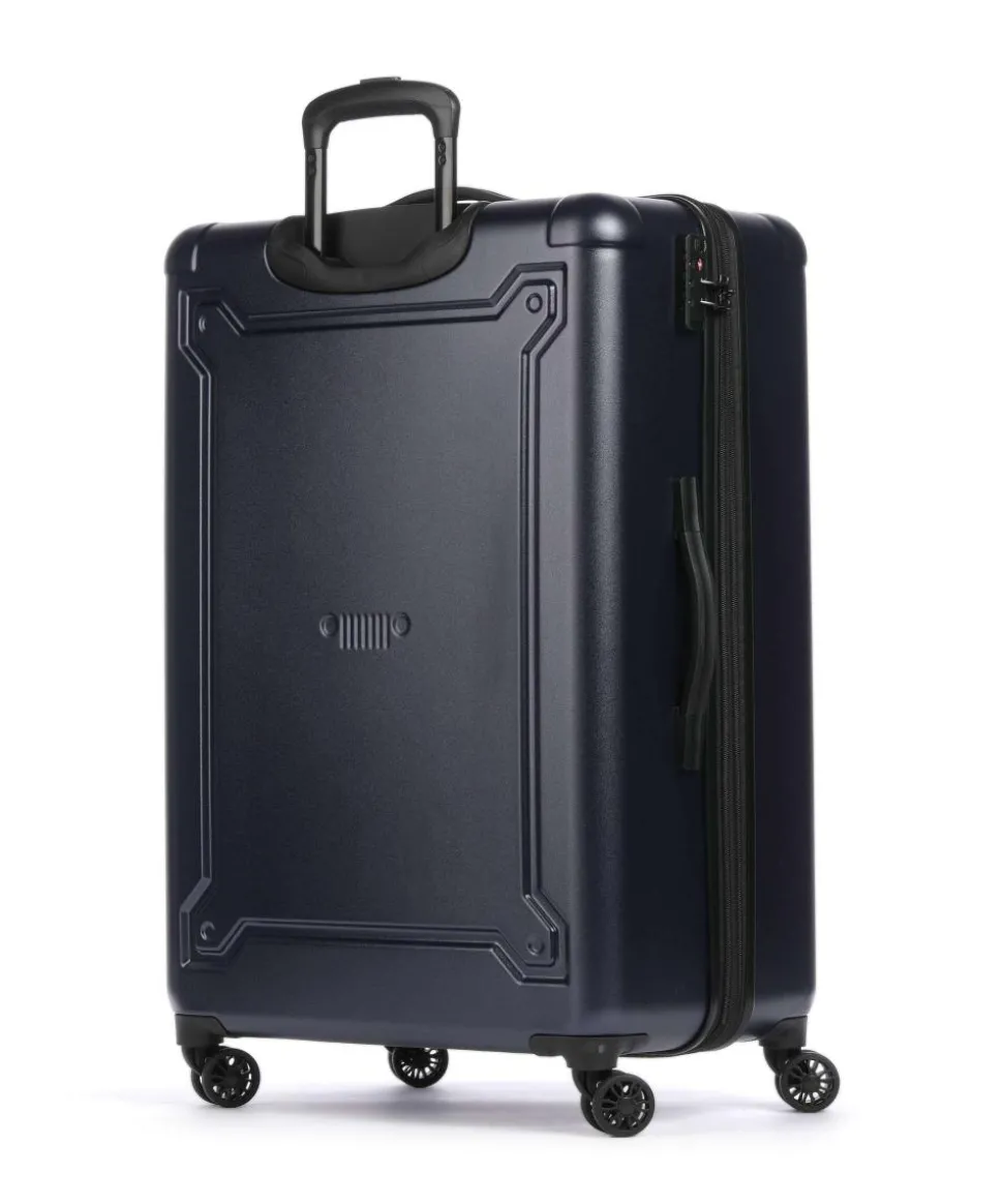 JH004C 4-Rollen Trolley dunkelblau 76 cm