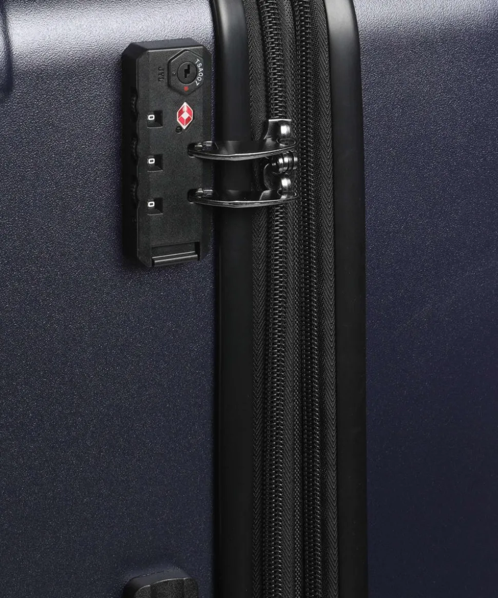 JH004C 4-Rollen Trolley dunkelblau 76 cm