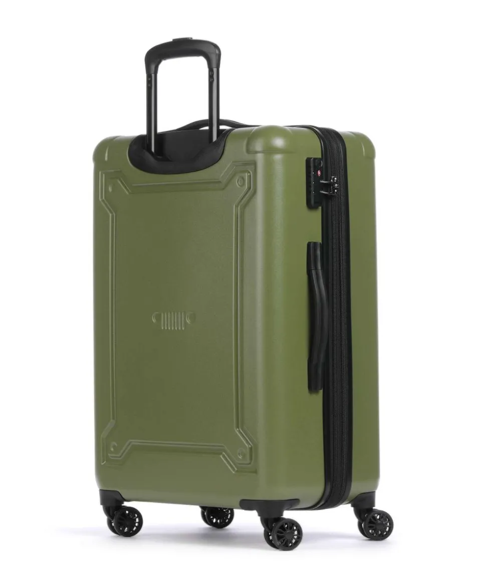 JH004C 4-Rollen Trolley olivgrün 68 cm