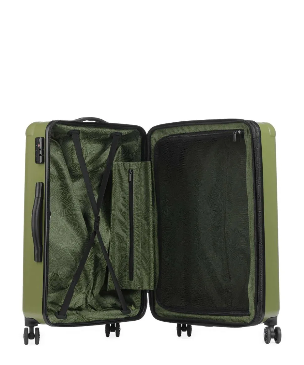 JH004C 4-Rollen Trolley olivgrün 68 cm