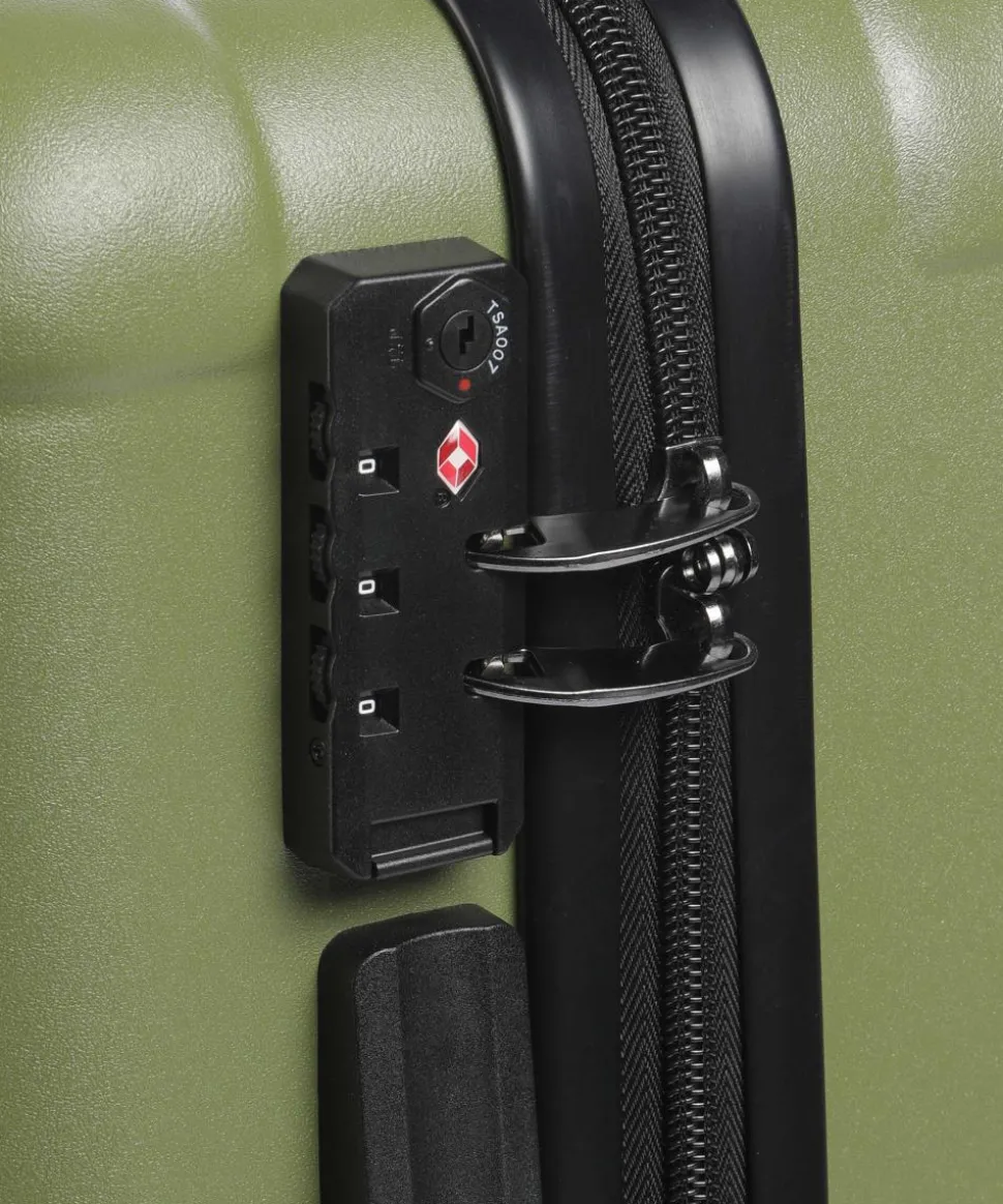 JH004C 4-Rollen Trolley olivgrün 55 cm