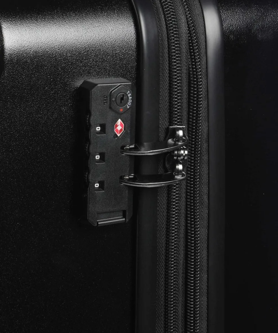 JH004C 4-Rollen Trolley schwarz 80 cm