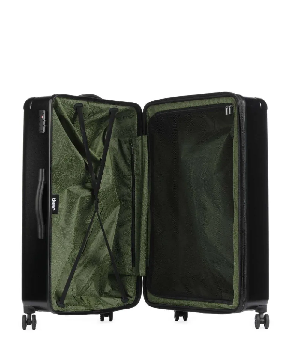 JH004C 4-Rollen Trolley schwarz 80 cm