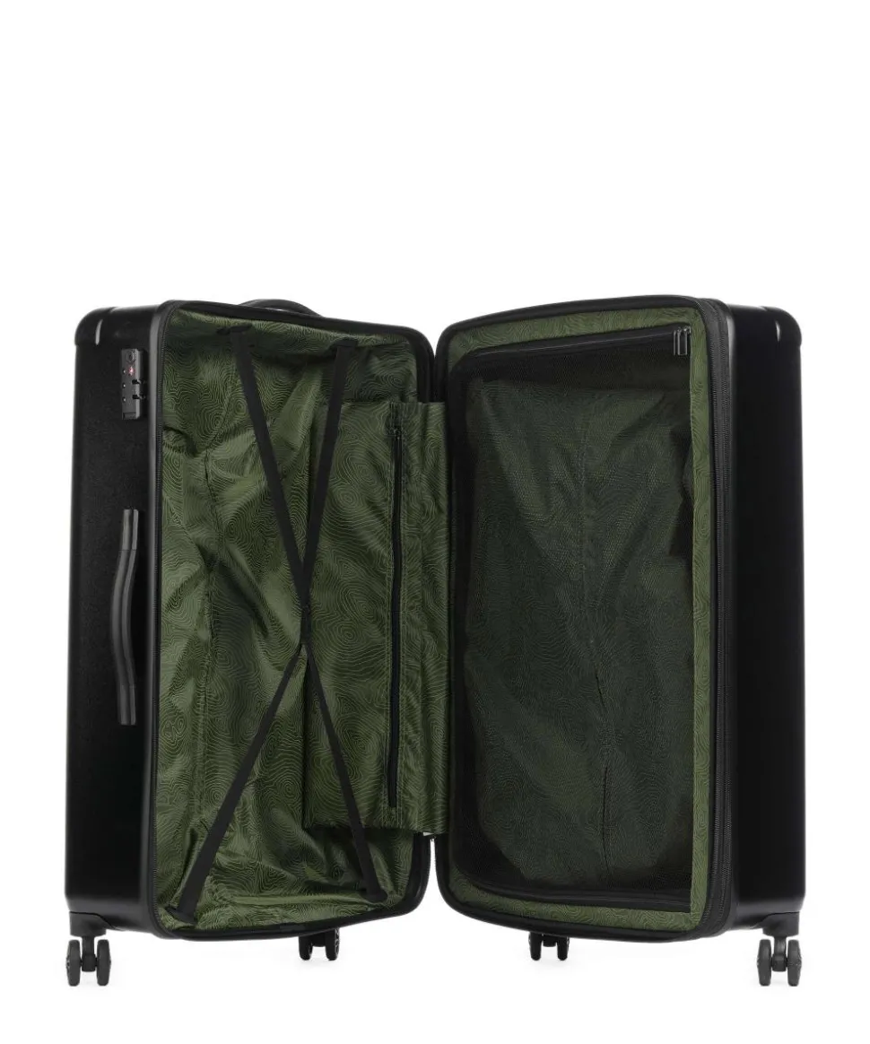 JH004C 4-Rollen Trolley schwarz 76 cm