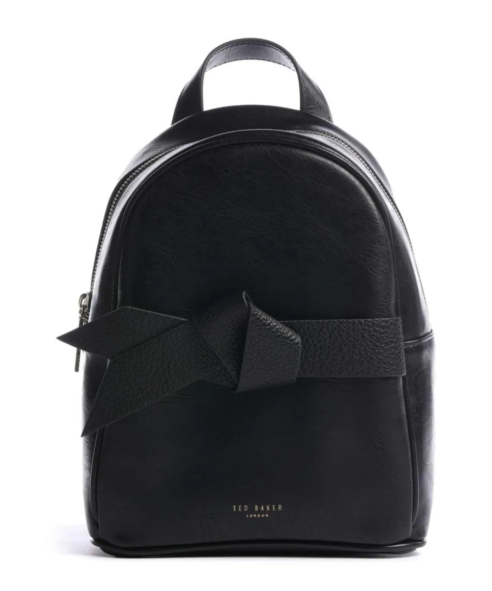 Jimliya Rucksack Lederimitat schwarz