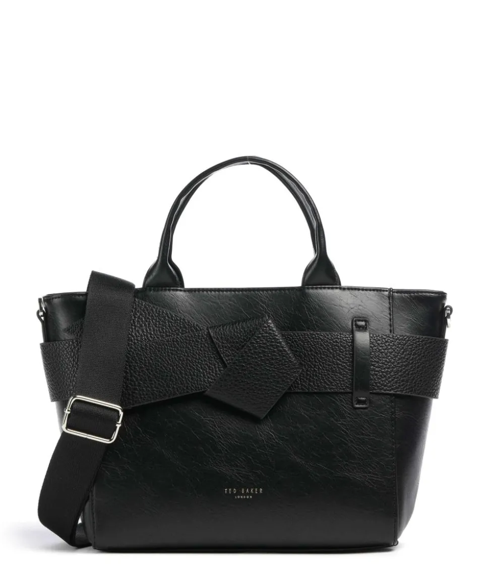 Jimsa Handtasche Lederimitat schwarz