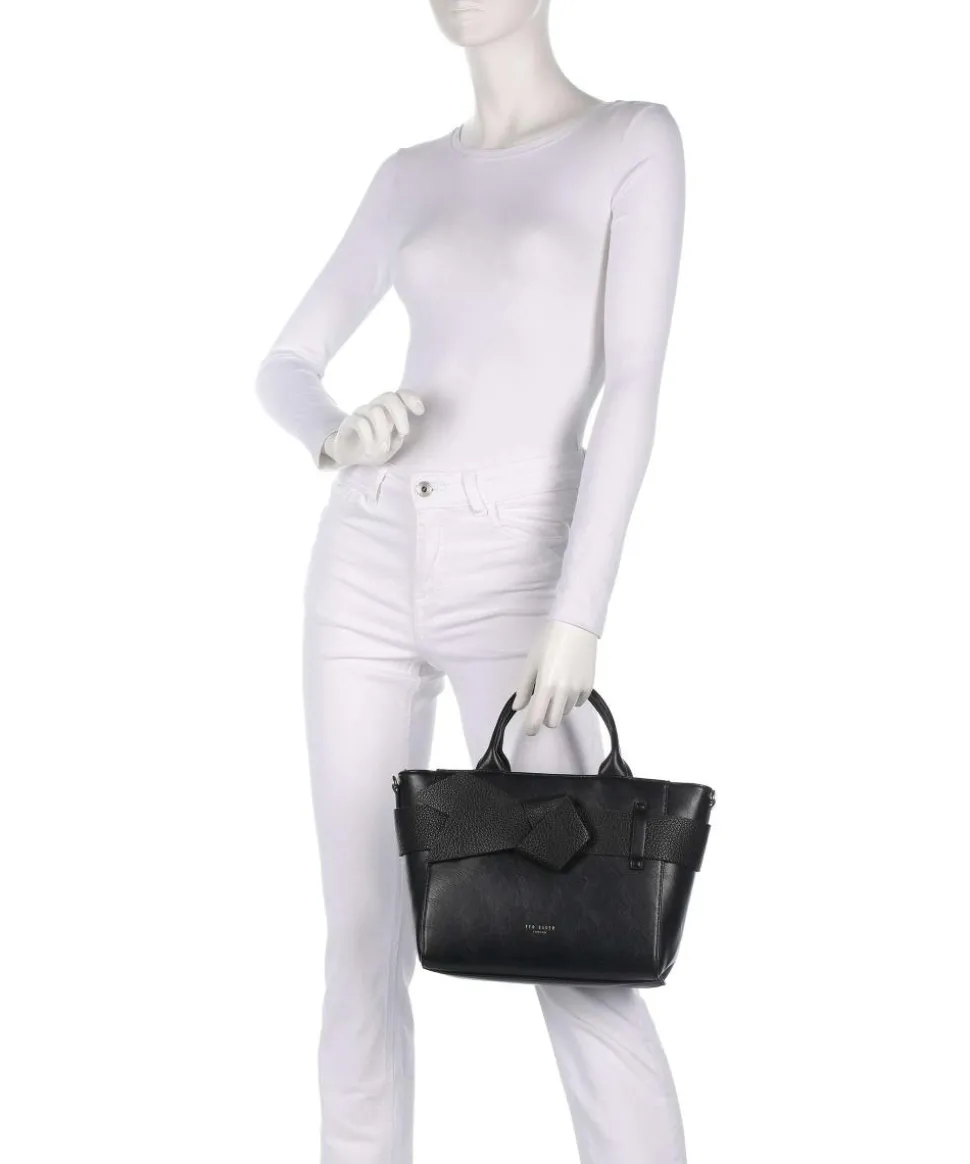 Jimsa Handtasche Lederimitat schwarz