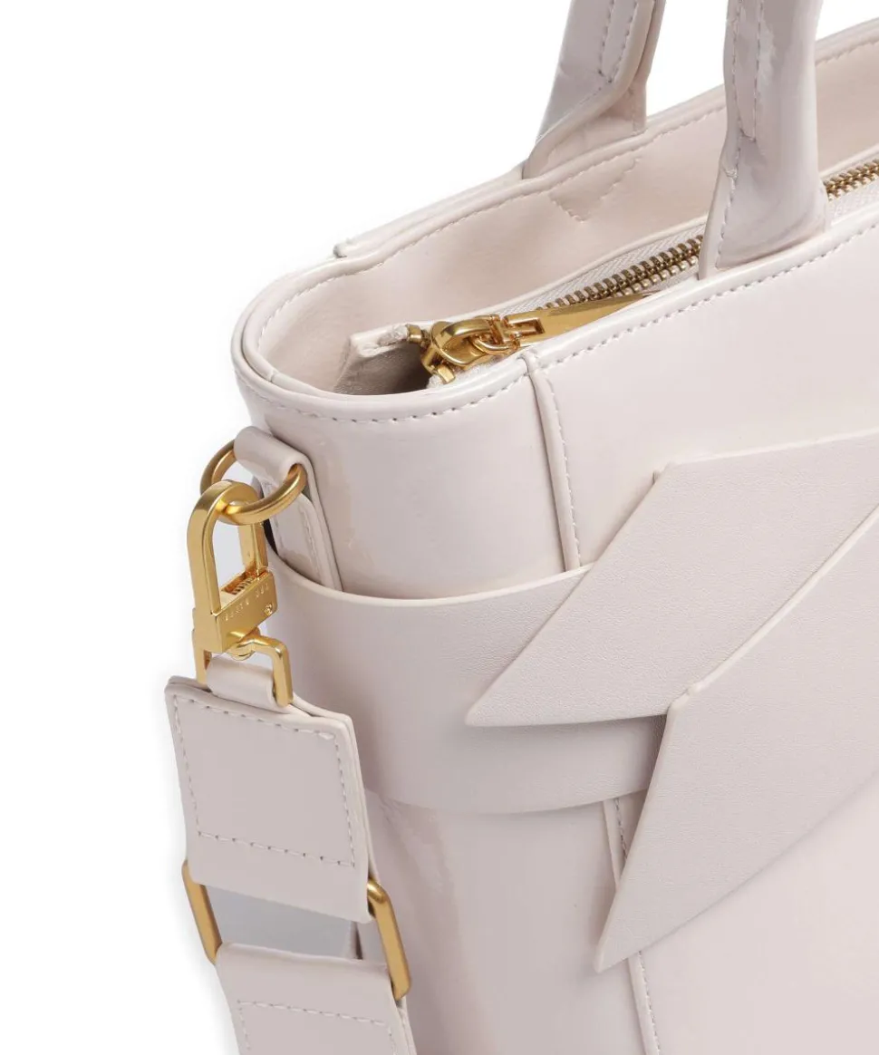 Jimsa Handtasche Lederimitat elfenbein