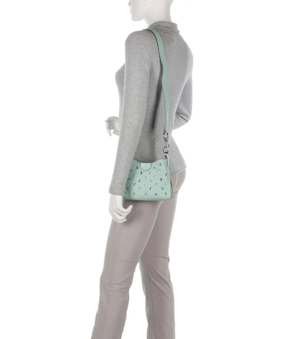 Joan Umhängetasche genarbtes Ziegenleder mintgrün