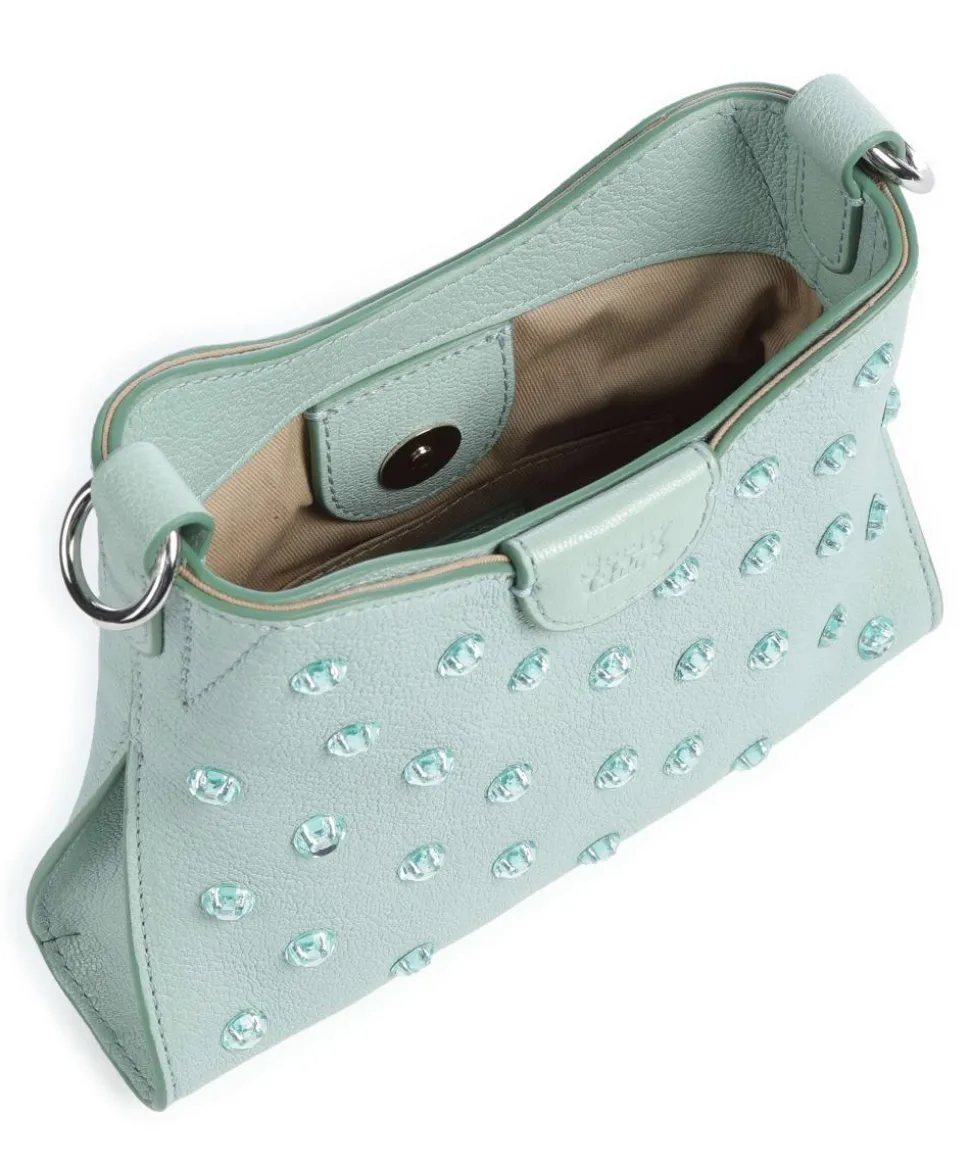 Joan Umhängetasche genarbtes Ziegenleder mintgrün