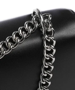 Jodie M Schultertasche Lederimitat schwarz