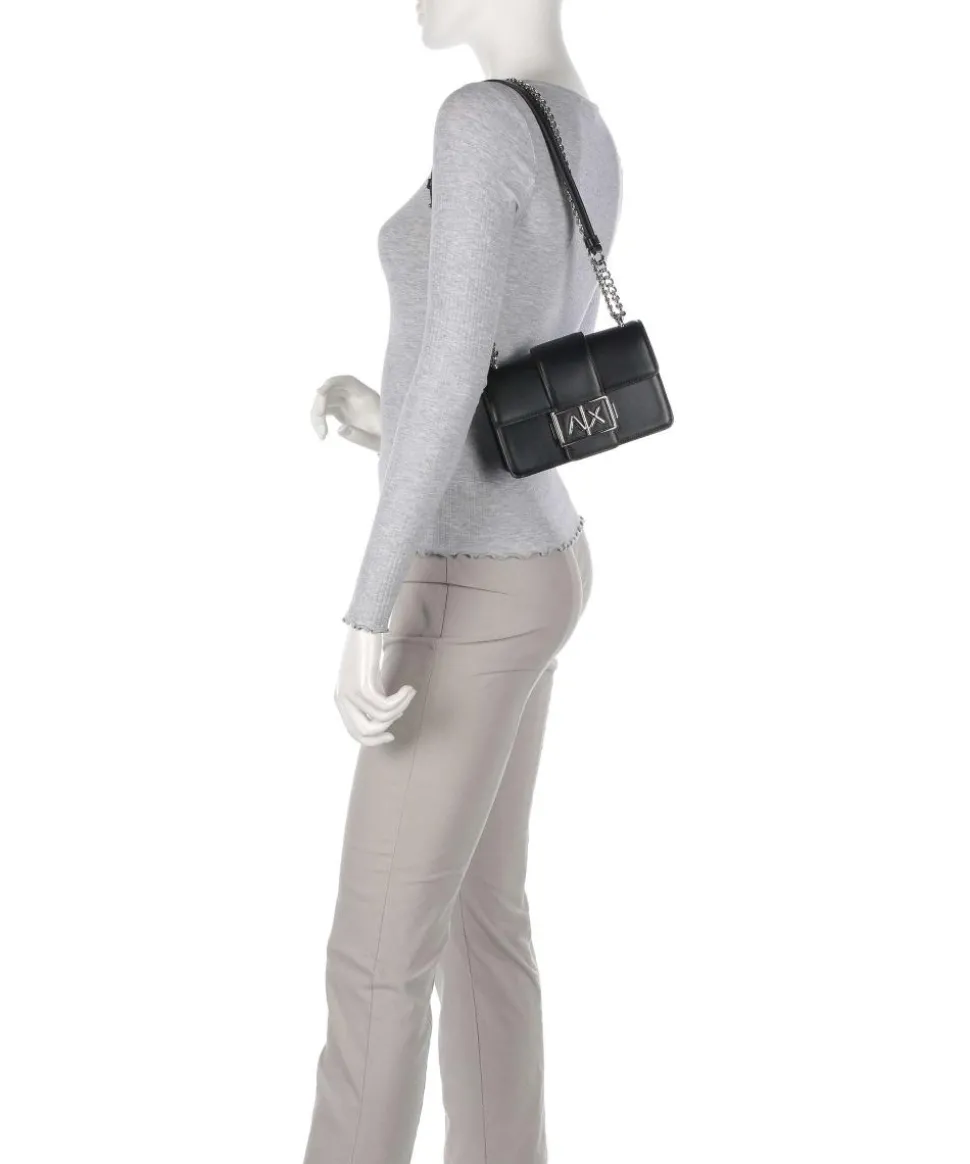 Jodie S Schultertasche Lederimitat schwarz