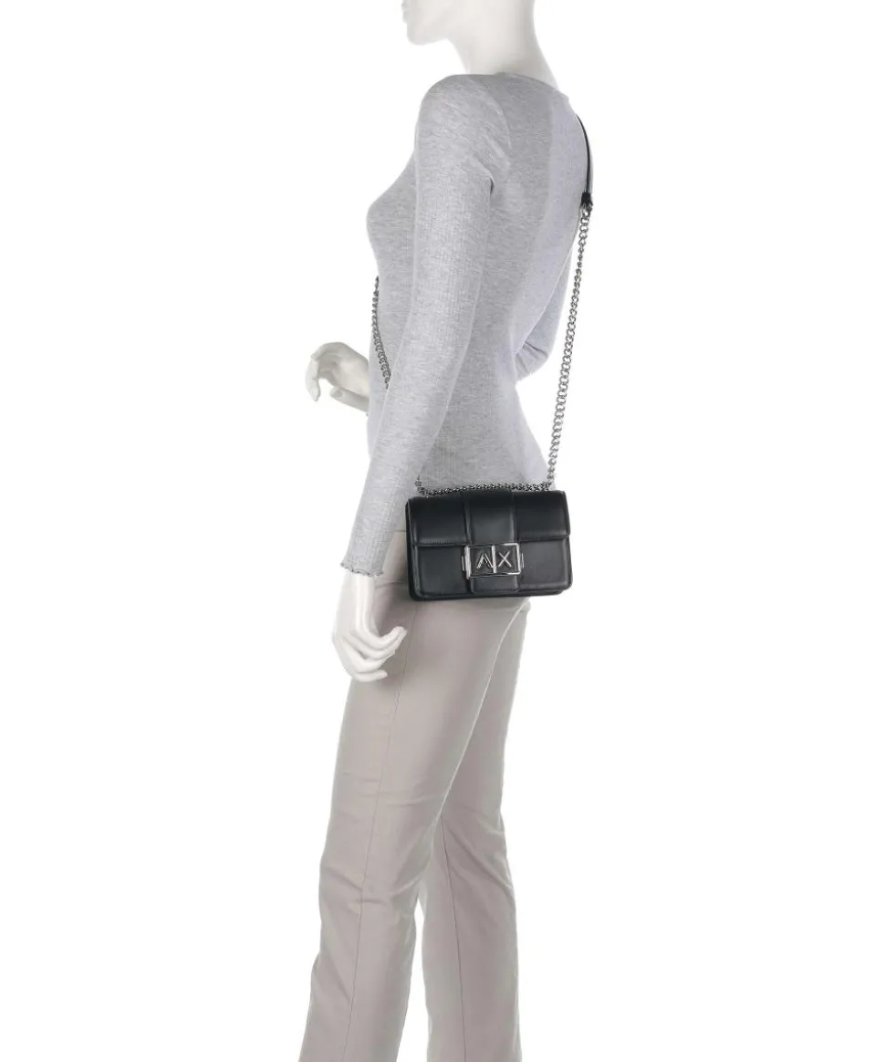 Jodie S Schultertasche Lederimitat schwarz