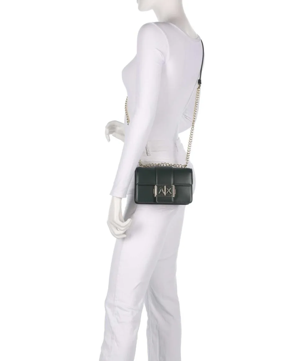 Jodie S Schultertasche Lederimitat dunkelgrün