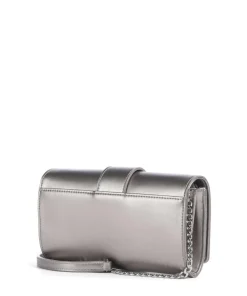 Jodie Umhängetasche Lederimitat silber