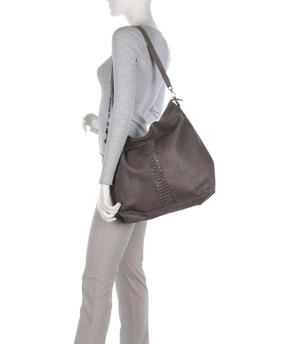 Johannesgasse 2 Beuteltasche genarbtes Rindsleder taupe