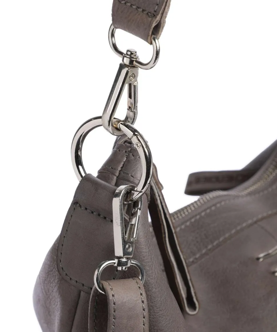 Johannesgasse 2 Beuteltasche genarbtes Rindsleder taupe