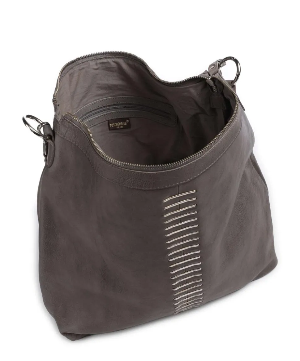 Johannesgasse 2 Beuteltasche genarbtes Rindsleder taupe