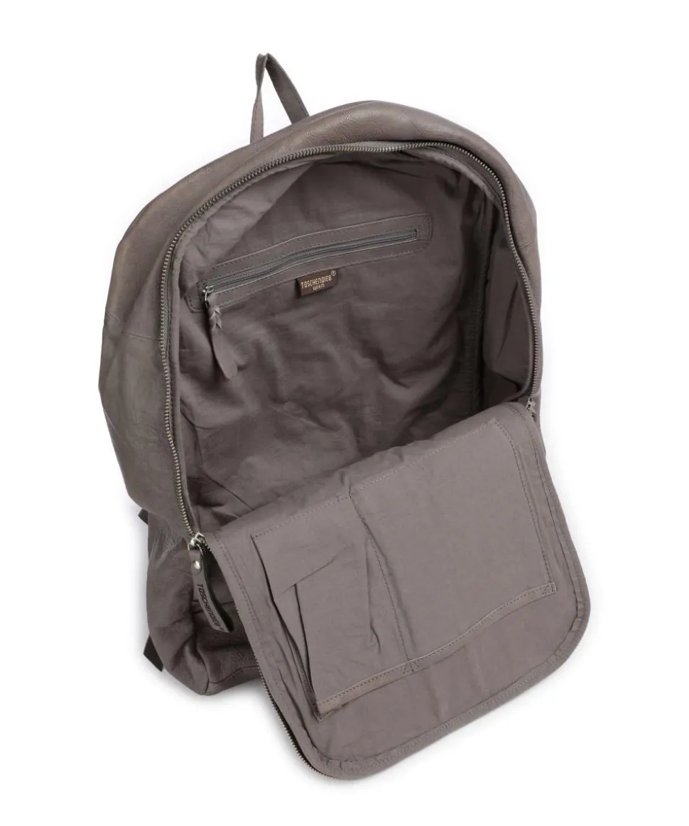 Johannesgasse 1 Rucksack genarbtes Rindsleder taupe