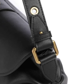 Jolene Classic Schultertasche fein genarbtes Rindsleder schwarz