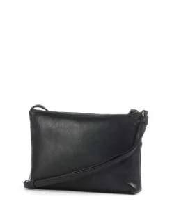 Jolie Umhängetasche fein genarbtes Rindsleder schwarz