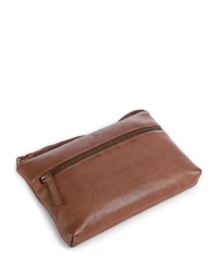 Jolie Umhängetasche fein genarbtes Rindsleder braun