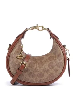 Jonie Umhängetasche Canvas braun/beige