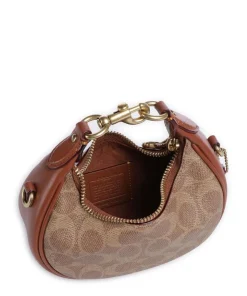 Jonie Umhängetasche Canvas braun/beige