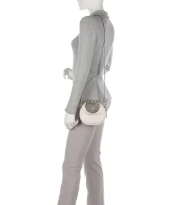 Jonie Umhängetasche fein genarbtes Leder elfenbein