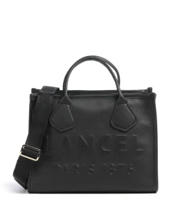 Jour M Handtasche genarbtes Rindsleder schwarz