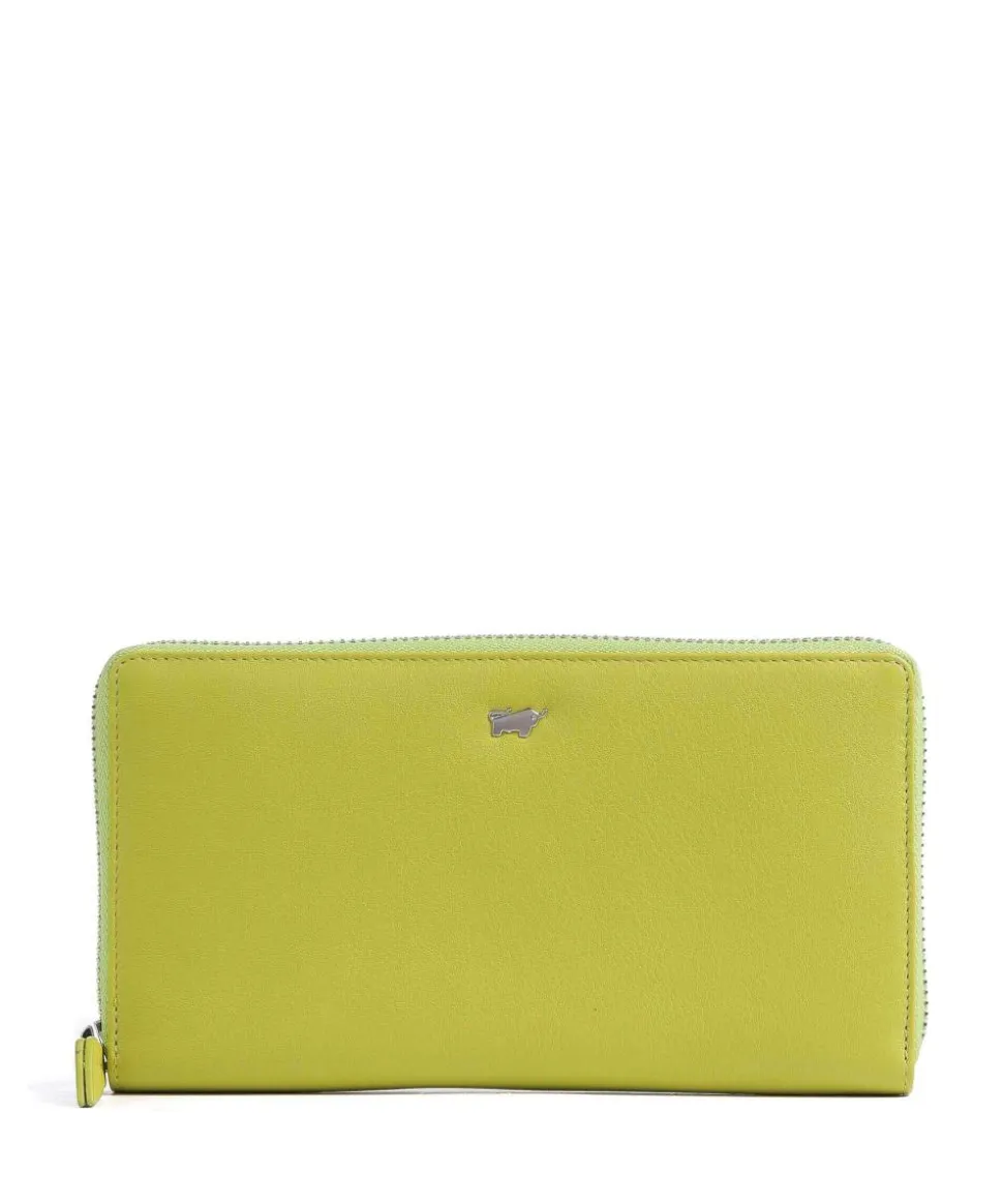 Joy Geldbörse weiches Rindsleder hellgrün