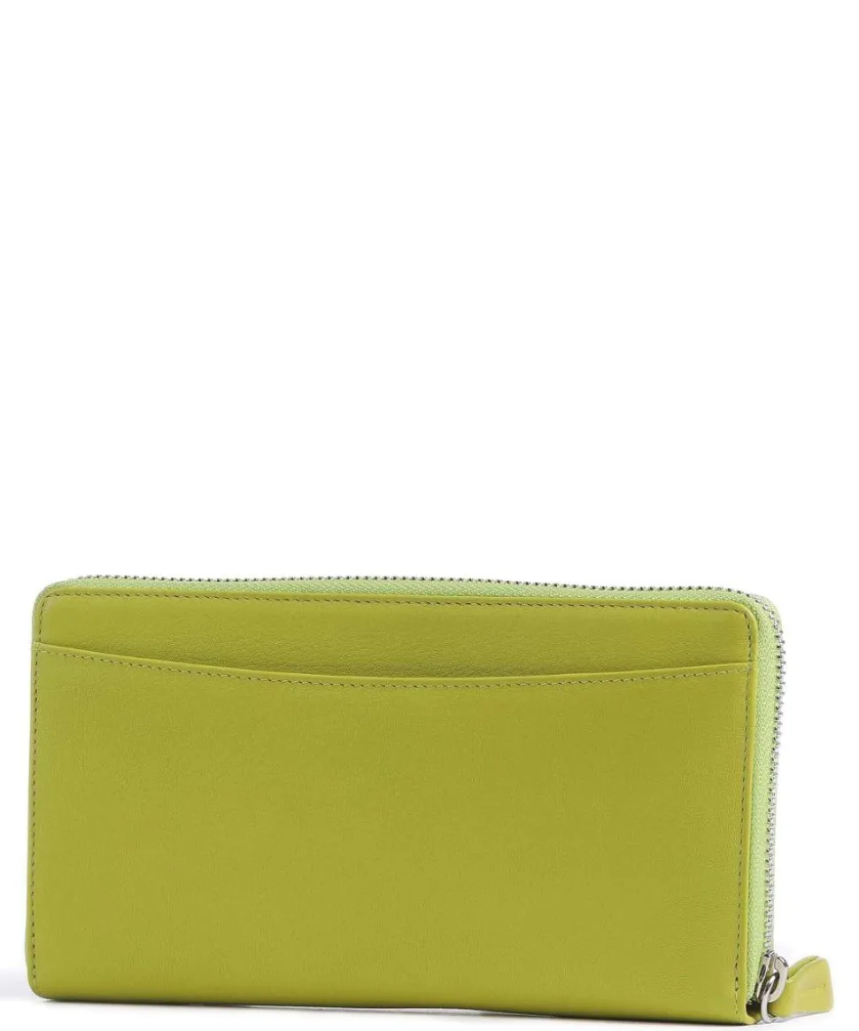 Joy Geldbörse weiches Rindsleder hellgrün