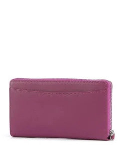 Joy Geldbörse weiches Rindsleder brombeer