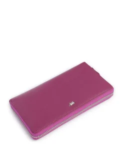 Joy Geldbörse weiches Rindsleder brombeer