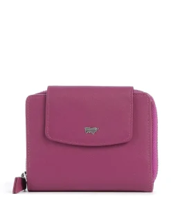 Joy Geldbörse weiches Rindsleder brombeer
