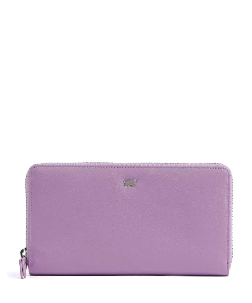 Joy Geldbörse weiches Rindsleder violett