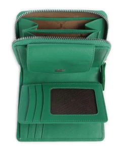Joy Geldbörse weiches Rindsleder grün