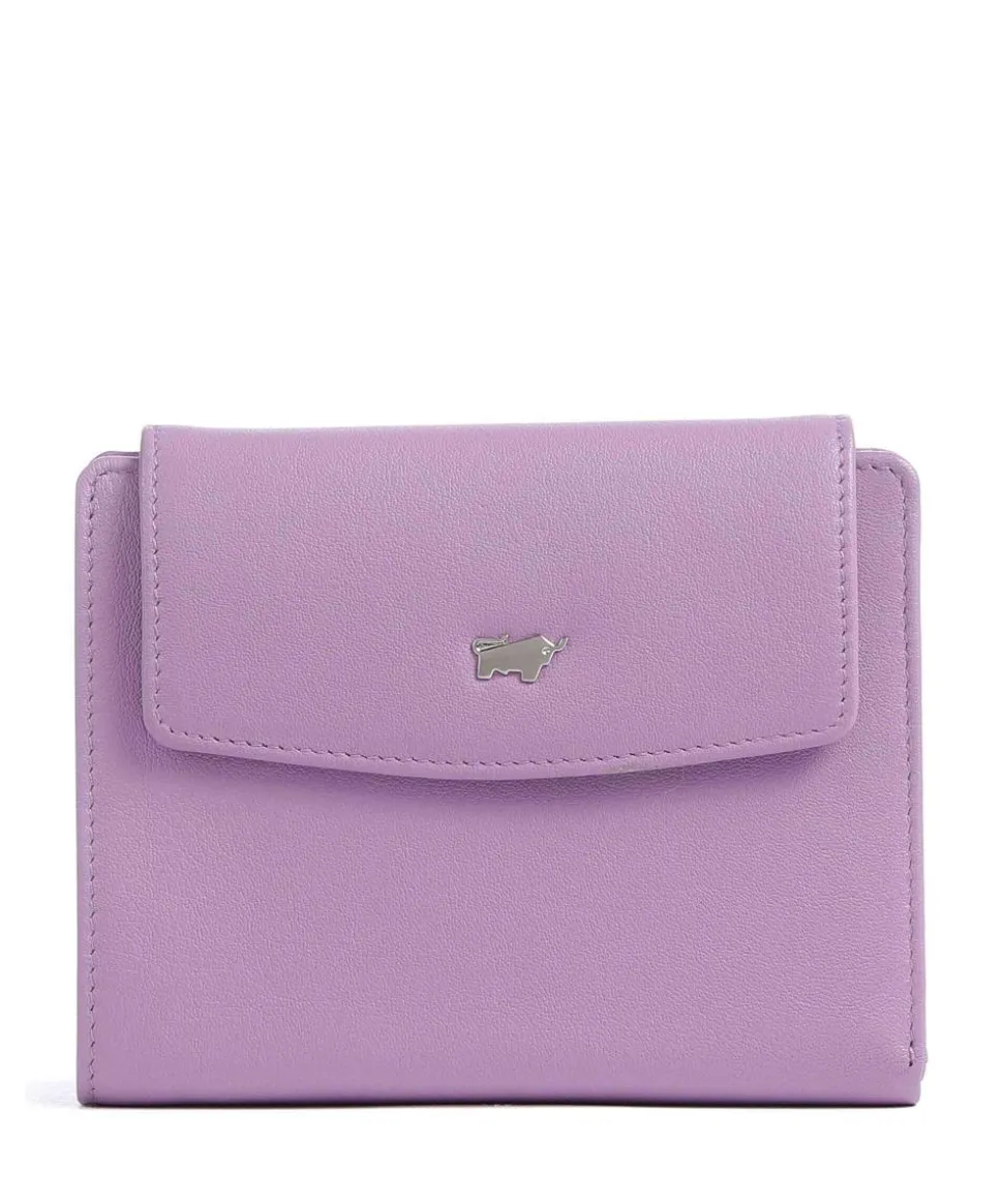 Joy RFID Geldbörse weiches Rindsleder violett