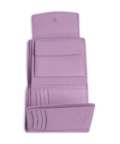 Joy RFID Geldbörse weiches Rindsleder violett