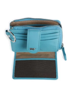 Joy RFID Kreditkartenetui genarbtes Rindsleder türkis