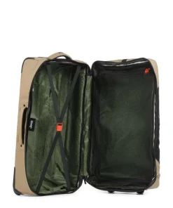 JS006B 73 Rollenreisetasche beige/schwarz 73 cm