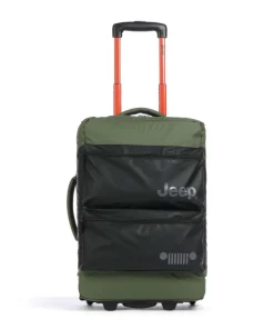 JS006B 55 Rollenreisetasche grün/schwarz 55 cm