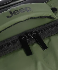 JS006B 55 Rollenreisetasche grün/schwarz 55 cm