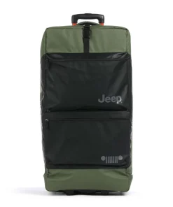 JS006B 82 Rollenreisetasche grün/schwarz 82 cm